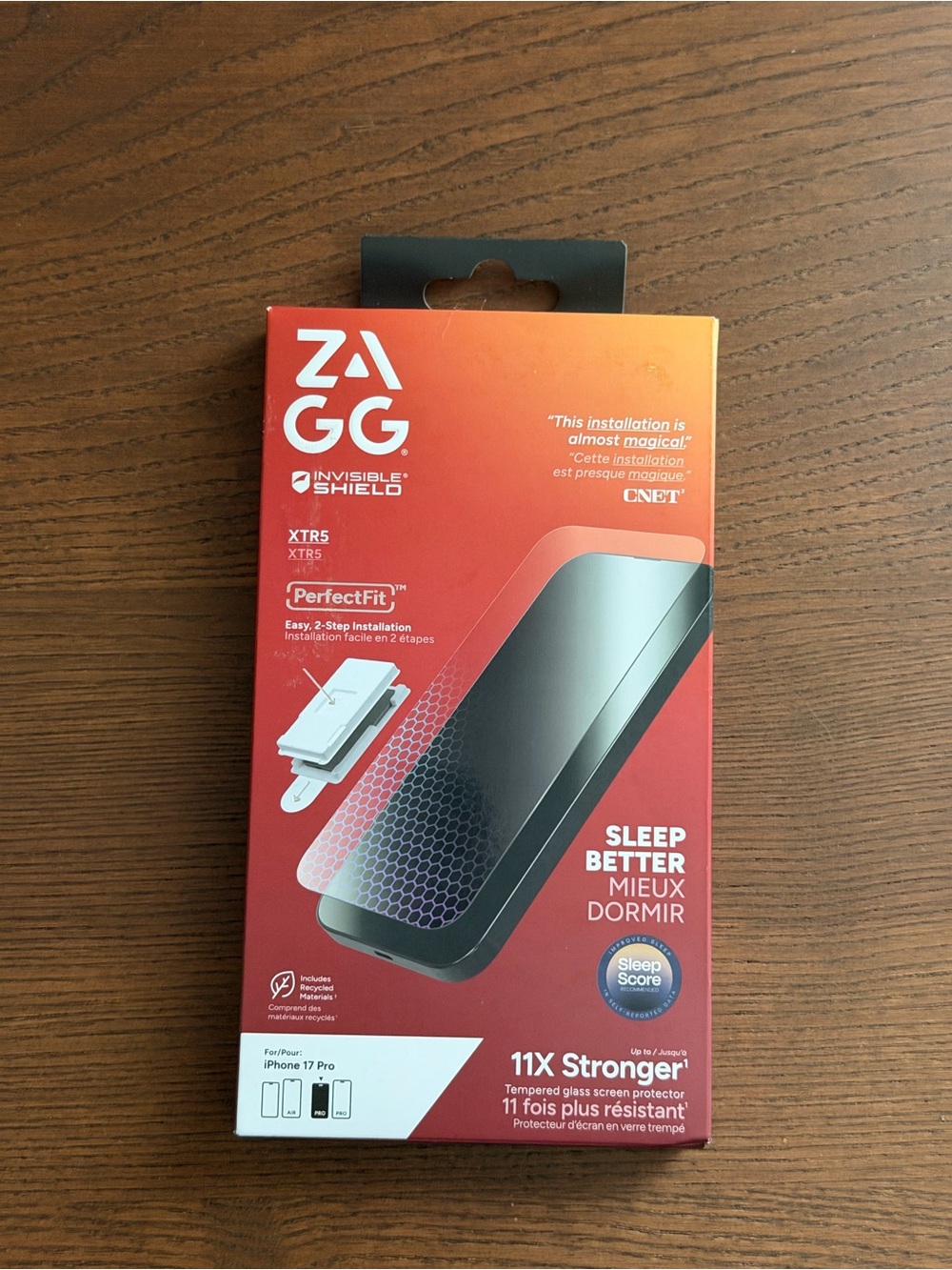 ZAGG InvisibleShield Blue Light Glass Screen Protector for iPhone 17 Pro